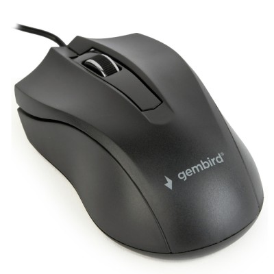 MOUSE GEMBIRD, PC sau NB, cu fir, USB, optic, 1000 dpi, butoane/scroll 3/1, , negru, &amp;quot;MUS-3B-01&amp;quot; (timbru verde 0.18 lei) foto