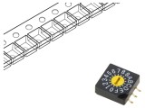 &Icirc;ntrerupător codificare HEX/BCD 16 poziții SMT