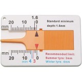 Cumpara ieftin Manometru dispozitiv de masurat anvelope, din plastic, 42-65 mm