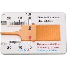 Manometru dispozitiv de masurat anvelope, din plastic, 42-65 mm