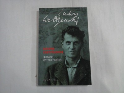 DESPRE CERTITUDINE - LUDWIG WITTGENSTEIN foto