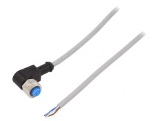 Cablu de conectare M12 4PIN unghi 5m IP67 250VAC 4A