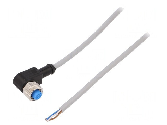 Cablu de conectare M12 4PIN unghi 5m IP67 250VAC 4A