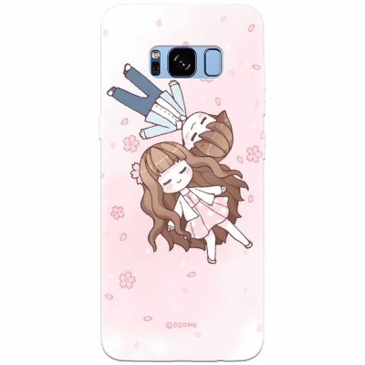 Husa silicon pentru Samsung S8, Cute Couple foto