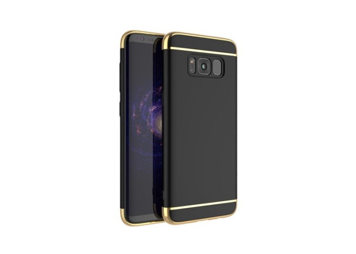 Husa Samsung Galaxy S8 Plus, Elegance Luxury 3in1 Negru
