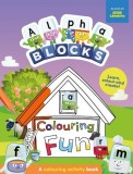 Carte de colorat cu activitati - Distractie cu Alphablocks PlayLearn Toys
