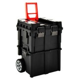 vidaXL Cărucior organizare scule, cu m&acirc;ner, 45x36x90 cm