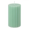 Lum&acirc;nare Decorativă, Model Pilon, Aromă Iris, Culoare Verde Marin, Dimensiuni 7x12 cm, Timp Ardere 50 Ore, Oem