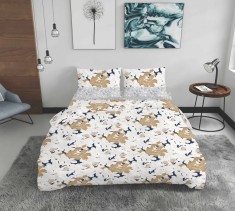 Lenjerie de pat 100%BBC king size (ALC3)