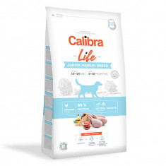 Calibra Dog Life Junior Medium Breed cu Pui, 12kg