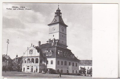bnk cp Orasul Stalin - Vechea casa a Sfatului - circulata foto