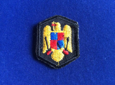 Efecte militare - Romania - Emblema textila - Cuc/Cascheta/Coifura/Boneta foto