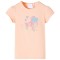 Tricou pentru copii portocaliu deschis, 104 10585