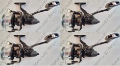 SET 4 Mulinete Crap PRO FL Strategist Baitfeeder SB8000 tambur Long Cast 0,30/420m
