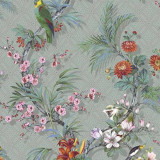 DUTCH WALLCOVERINGS Tapet &quot;Tropical&quot;, gri