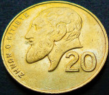 Cumpara ieftin Moneda exotica 20 CENTI - CIPRU, anul 1994 * cod 1277 B, Europa