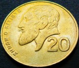 Moneda exotica 20 CENTI - CIPRU, anul 1994 * cod 1277 B, Europa