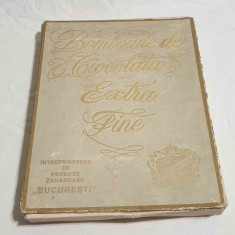 bomboane de ciocolata extra fine - Intreprin de produse zaharoase Bucuresti 1980