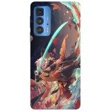 Husa compatibila cu Motorola Edge 20 model Kazuha Genshin Impact, Silicon, TPU, Viceversa, Transparent, Carcasa