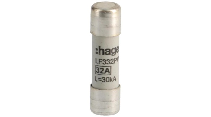 Siguranță ceramică fuzibilă cilindrică 32A 600V DC gPV 10,3 x 38mm