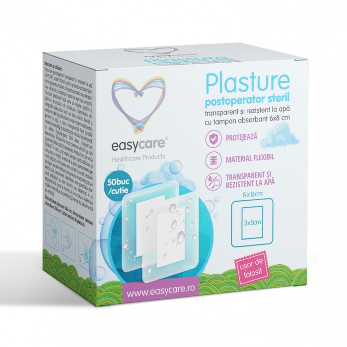 PLASTURE POSTOPERATOR STERIL 6X8CM