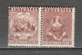 Australia.1950 100 ani marca postala-pereche MA.20, Nestampilat