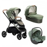 Joie - Carucior pentru copii multifunctional 3 in 1 Finiti Signature Pine/Laurel (Carucior Finiti Pine+ Landou Ramble XL Pine+ s