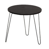 Cumpara ieftin Masuta MDF metal stejar negru Ronin 48x48x48 cm