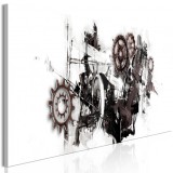 Cumpara ieftin Tablou - Complicated Machine (1 Part) Narrow 120x40 cm