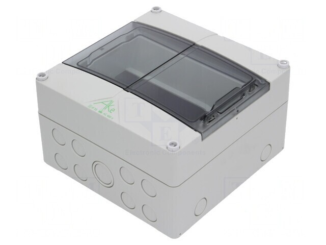 Carcasă pentru aparatură modulară IP55 gri 9 module
