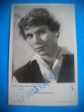 HOPCT 1553 GERTRUD KUCKELMANN -GERMANIA -ACTORI/ARTISTI-AUTOGRAF-CIRCULATA