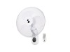 Ventilator de perete Beper P206VEN600, 40cm, 40W, 3 viteze, telecomanda, timer programabil, oscilatie