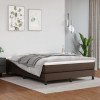 VidaXL Cadru de pat, maro, 140x200 cm, piele ecologică 3120703