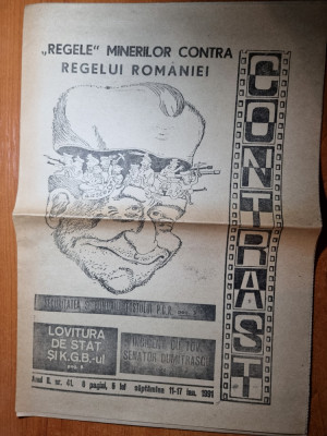 ziarul contrast 11-17 ianuarie 1991-interviu regele mihai foto