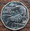 (S) MONEDA DIN ARGINT AUSTRIA - 5 EURO 2008, HERBERT VON KARAJAN, MAI RARA, Europa