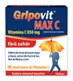 Gripovit Max C fara zahar, 10 plicuri, Zdrovit