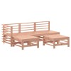 Set mobilier relaxare de gradina, 5 piese, lemn masiv douglas