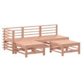 Set mobilier relaxare de gradina, 5 piese, lemn masiv douglas