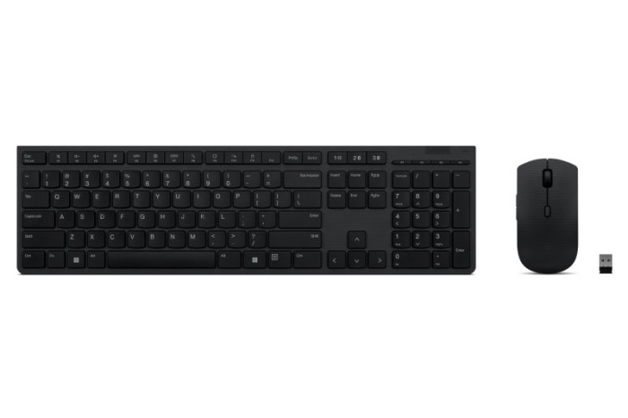 Lenovo Professional Wireless Rechargeable Combo Keyboard and Mouse - Overview