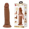 Dildo Realistic Quentin, Brun, 18 cm, Pretty Love