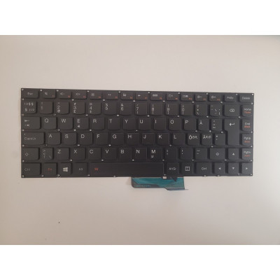 Tastatura Laptop, Lenovo, Yoga 700-14ISK Type 80QD, iluminata, enter mare, layout swedish, finnish (suedeza, filandeza) foto