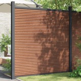 vidaXL Panouri de gard, maro, 180x186 cm, WPC