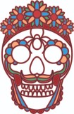 Cumpara ieftin Sticker decorativ, Craniu , Rosu, 85 cm, 4908ST, Oem