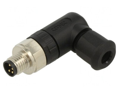 Conector M8 4-PIN 90&amp;deg; IP67 pe Cablu foto