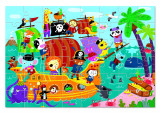 Puzzle de podea - Barca Piratilor +3 Ani, 48 piese