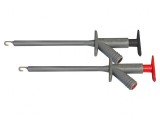Clips de Măsurare cu C&acirc;rlig 10A Negru-Roșu 4mm