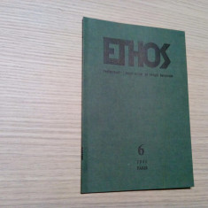 ETHOS - Caietull VI - Numar Inchinat Memoriei lui MIRCEA ELIADE - 1986, 71 p.