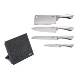 SET CUTITE DE BUCATARIE, 5 PIESE,SILVER