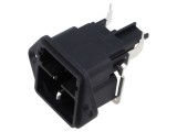 Conector: alimentare AC soclu tată 10A 250VAC IEC 60320 KEA