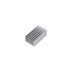 Radiator extrudat, aluminiu, 37.5mm x 21mm, aluminiu, FISCHER ELEKTRONIK - SK 653 37,5 AL